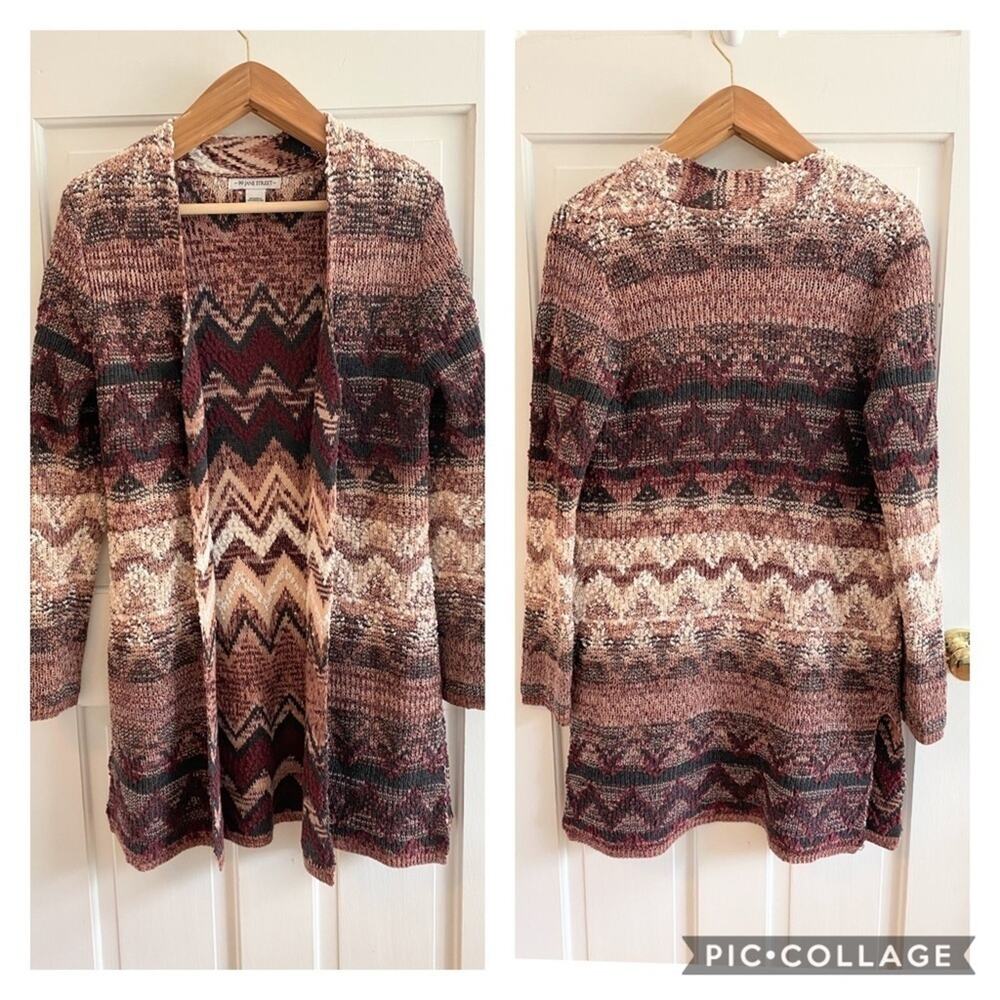 99 JANE STREET Western Boho Open Front Duster Medium